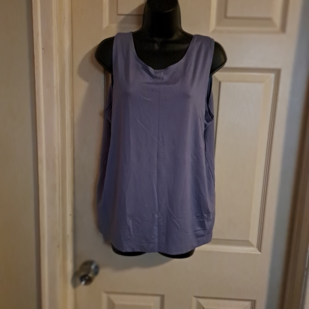 Chicos purple Tank top size large